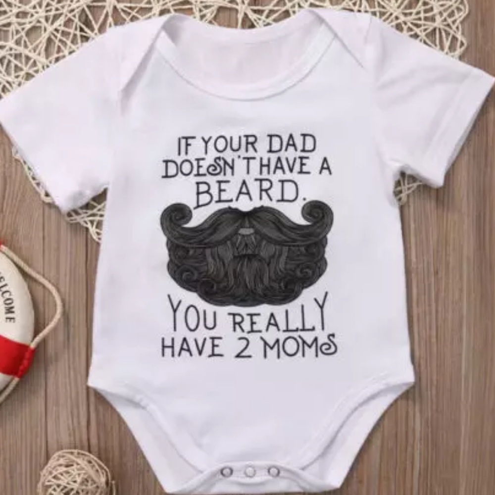 Re-stocked My Daddy Has a Beard Onsie - Picture 1 of 2